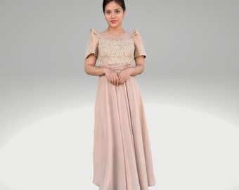 Radiant Elegance Mother of the Bride Dress - Matet JN55