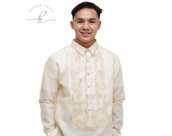 Organza Klassieke Barong Tagalog met voering - Jacobo - JF589