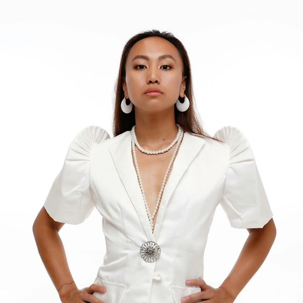 Power Filipina | Modern Filipiniana Suit - Yvonne - MRP2