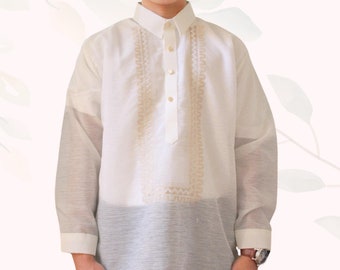 Gold Embroidery Barong Tagalog- Arthur - JY02