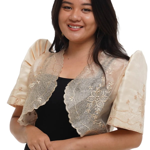 Classic Premium Filipiniana Bolero - MR696