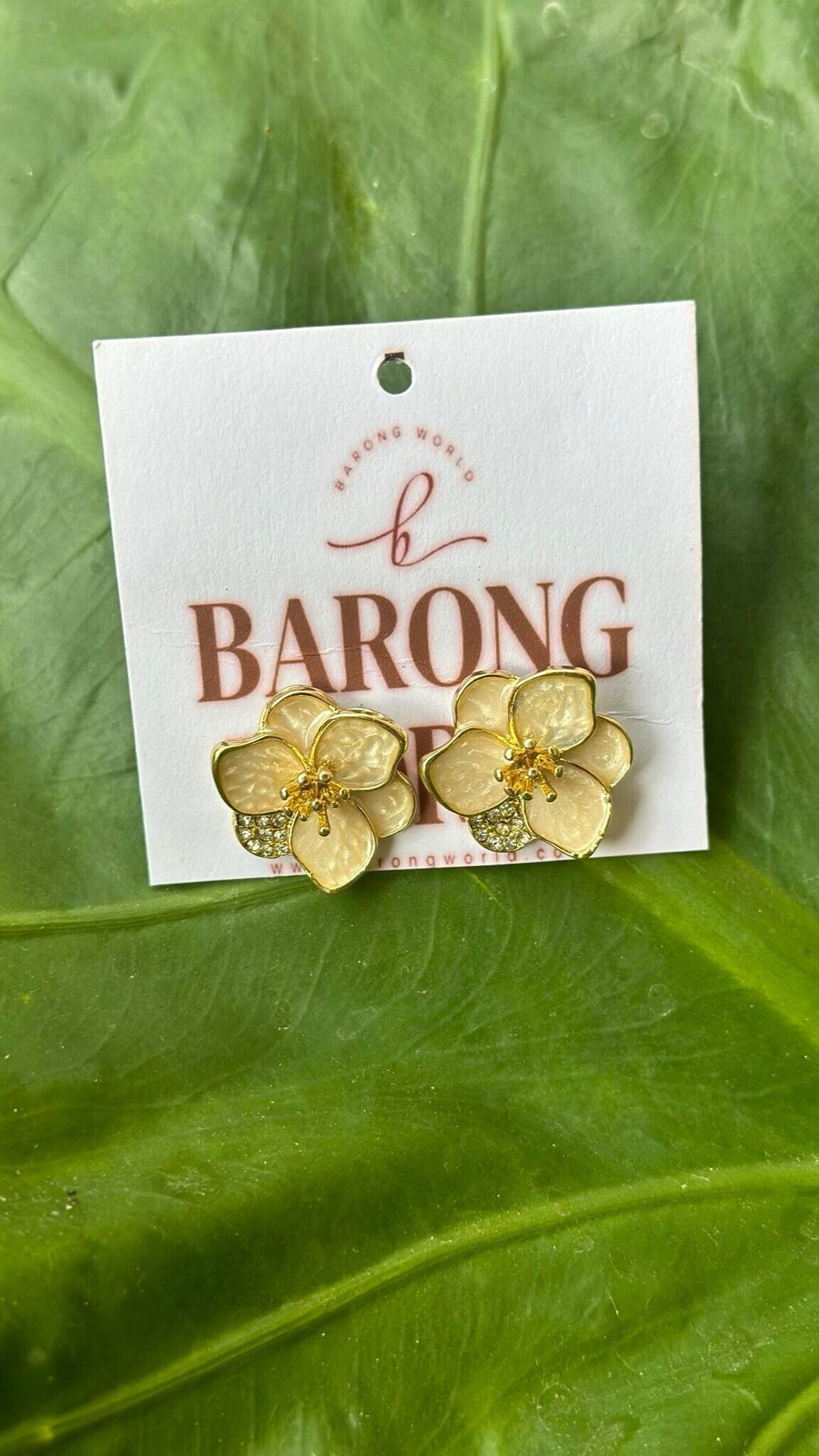Sampaguita earrings