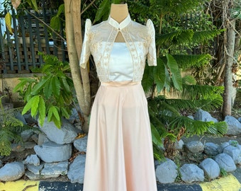 Organza Premium Embroidered Filipiniana Bolero Set - JB602