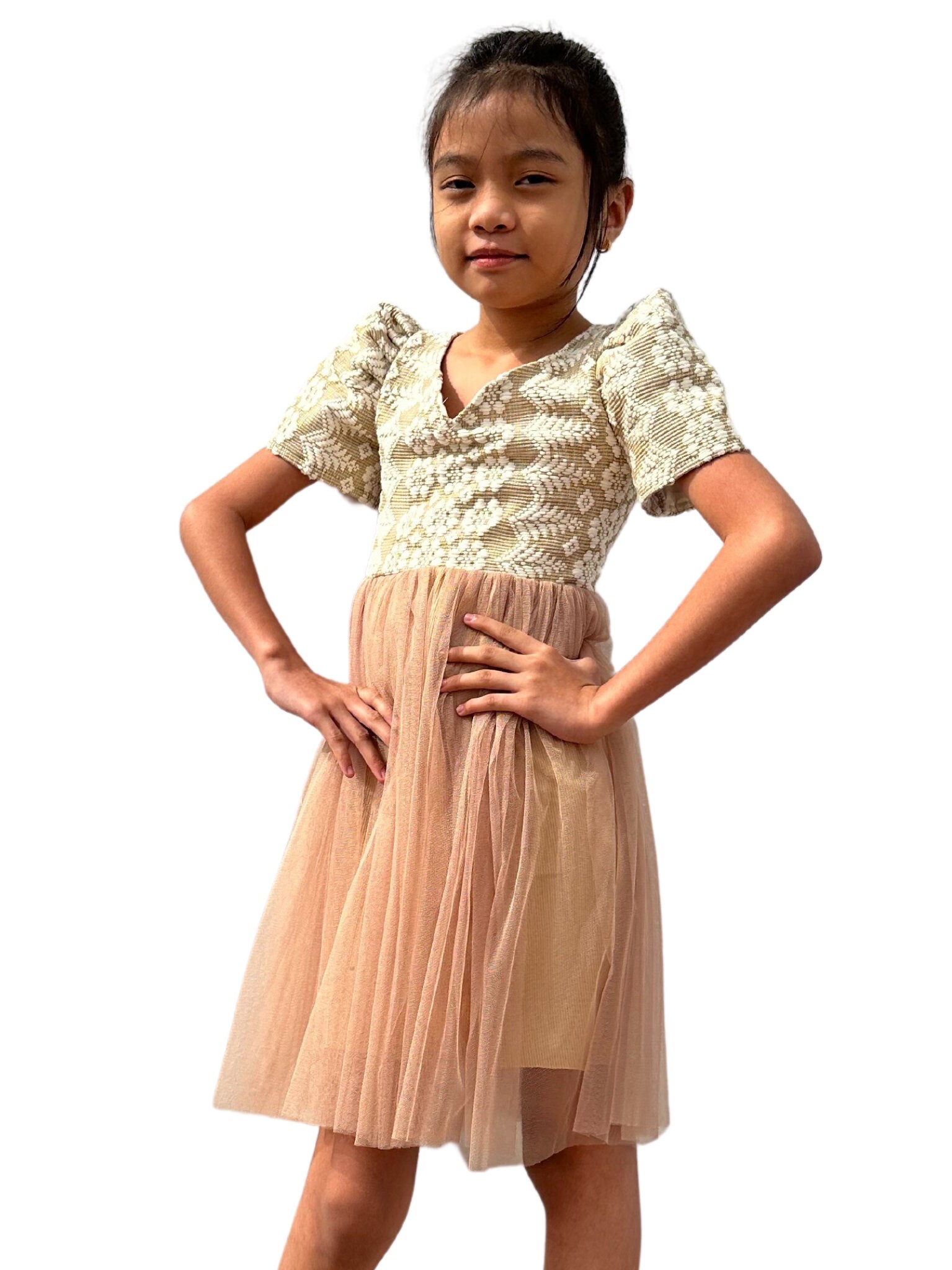 Girls Ilocos Pinilian Handwoven Filipiniana Dress Gem - Etsy UK
