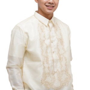 Organza Classic Barong Tagalog With Lining - JF589 - Etsy