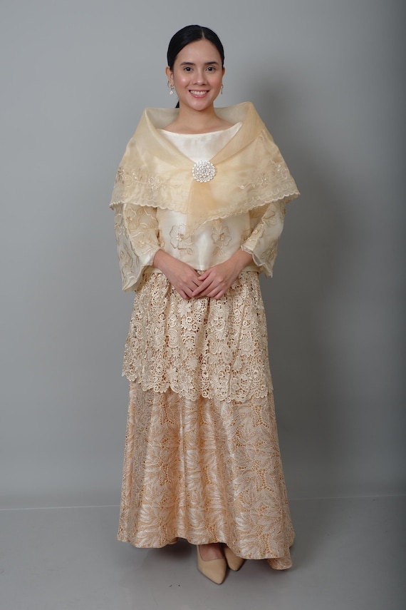 classic filipiniana dress Filipina traditional dress