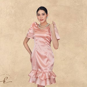 Pink Duchess Filipiniana Dress: Modern Embroidered Lace Gown