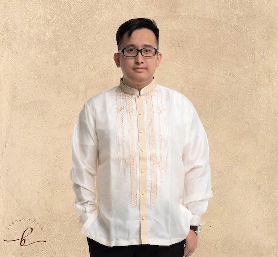 刺繍入りオーガンザ バロン タガログ語: フィリピンの古典的な