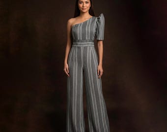 Cordillera Linaktub Handmade Filipiniana Top and Pants - Amara - HA006