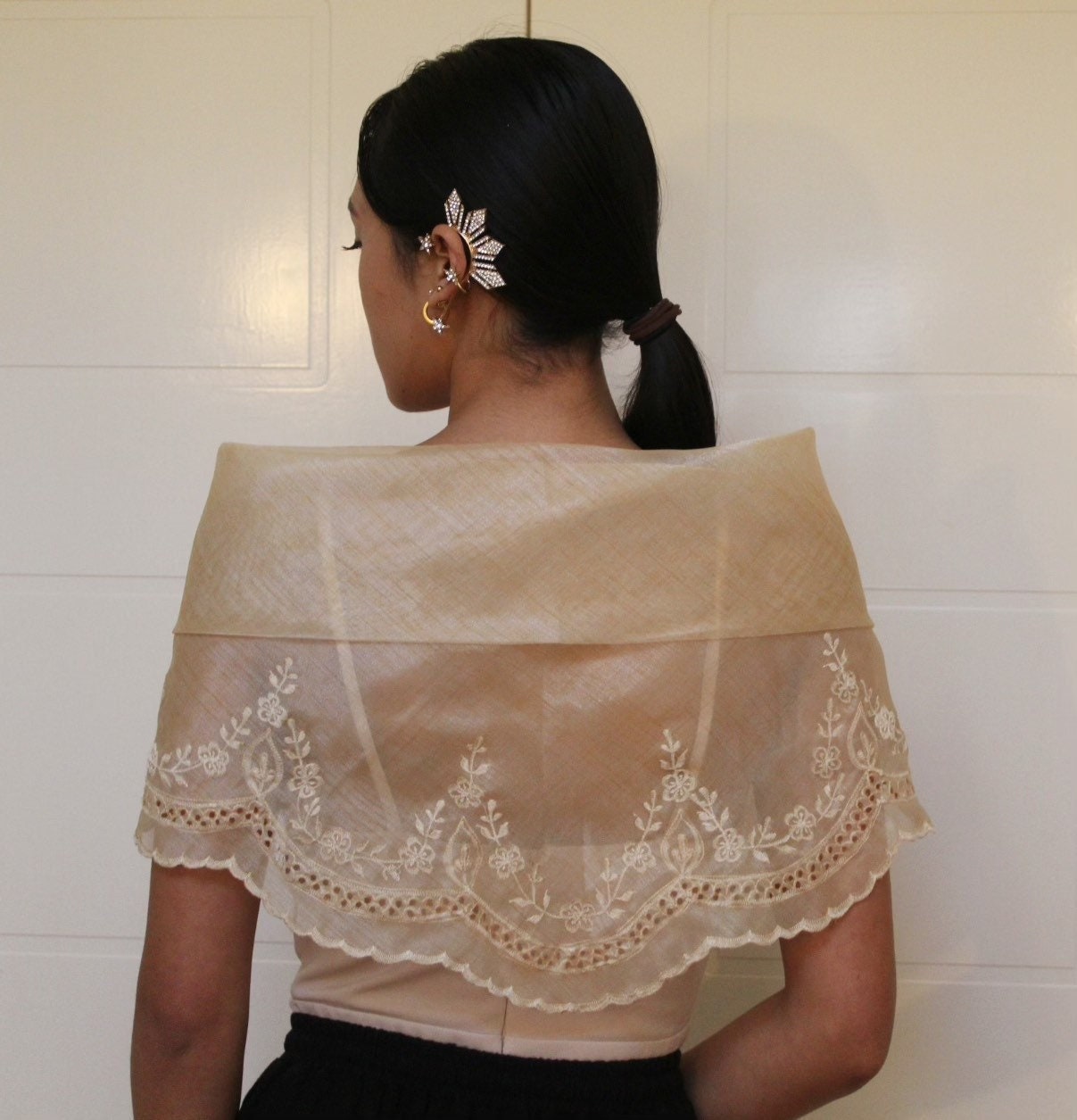 3-Star & Sun Inspired Catriona Ear Cuff Sun | Philippine Accessory
