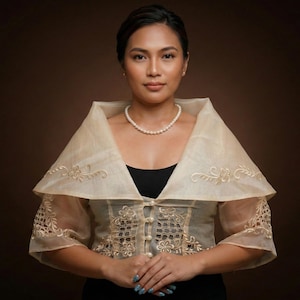 Spanish Maria Clara Filipiniana Alampay - Maria - MR44