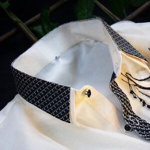 White Cultural Barong Tagalog