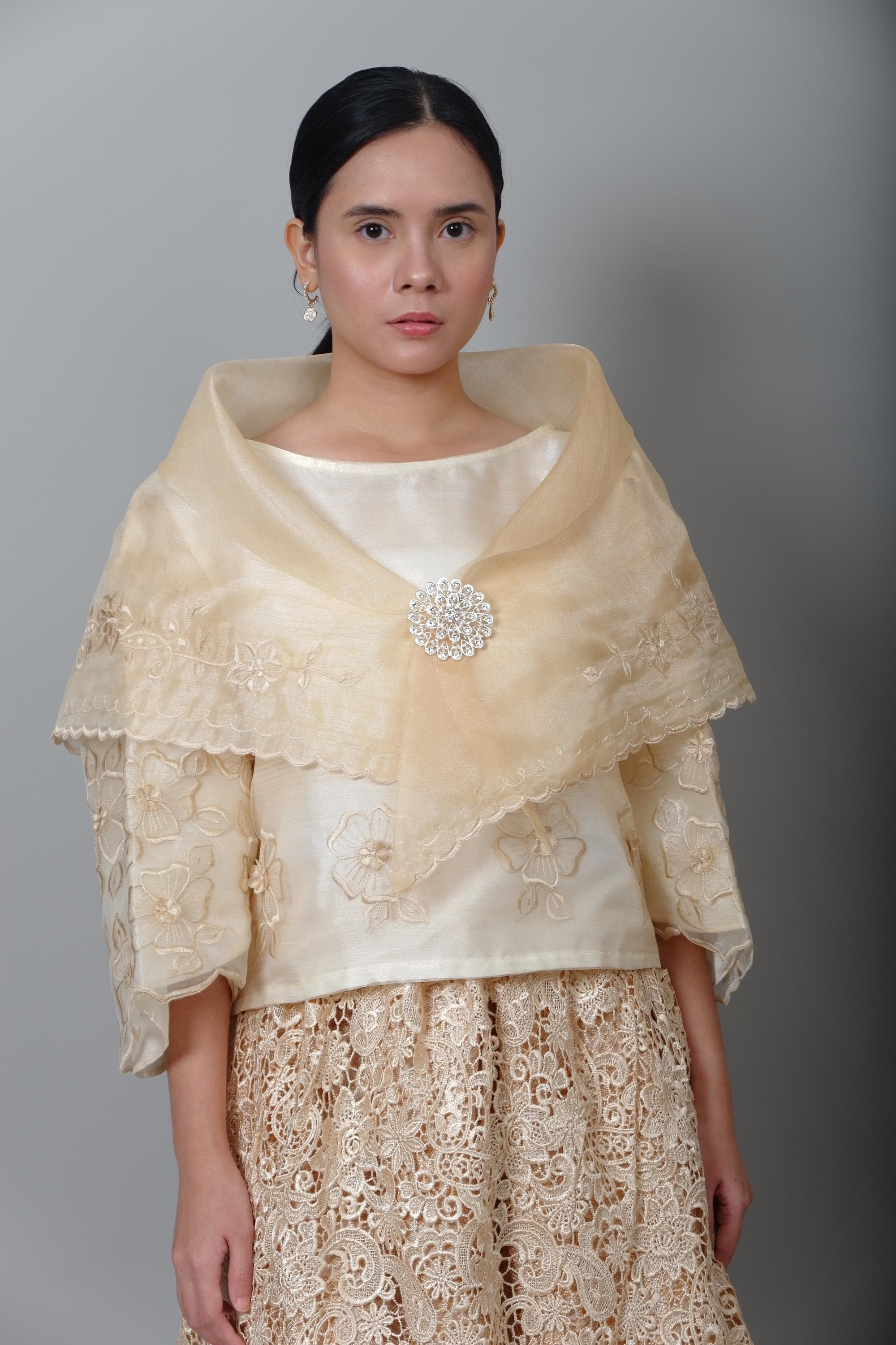 Premium Traditional Maria Clara Baro't Saya - Maria - JK03 Premium Traditional Maria Clara Baro't Saya - Maria - JK03