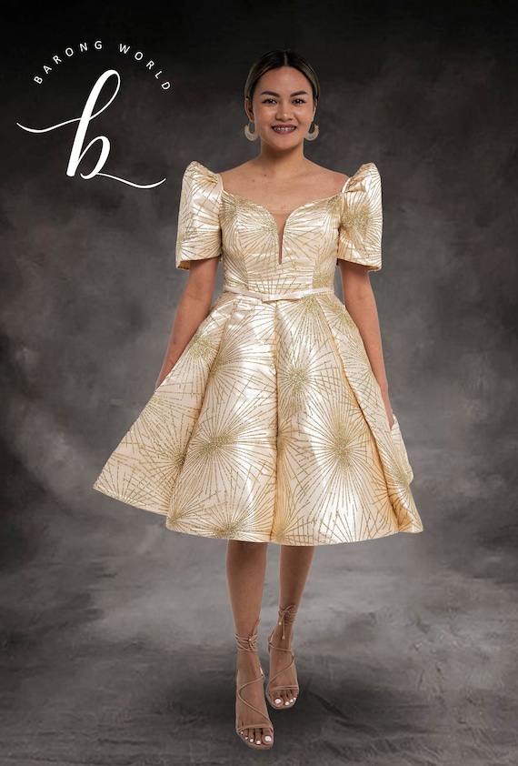 Filipiniana deals balloon gown