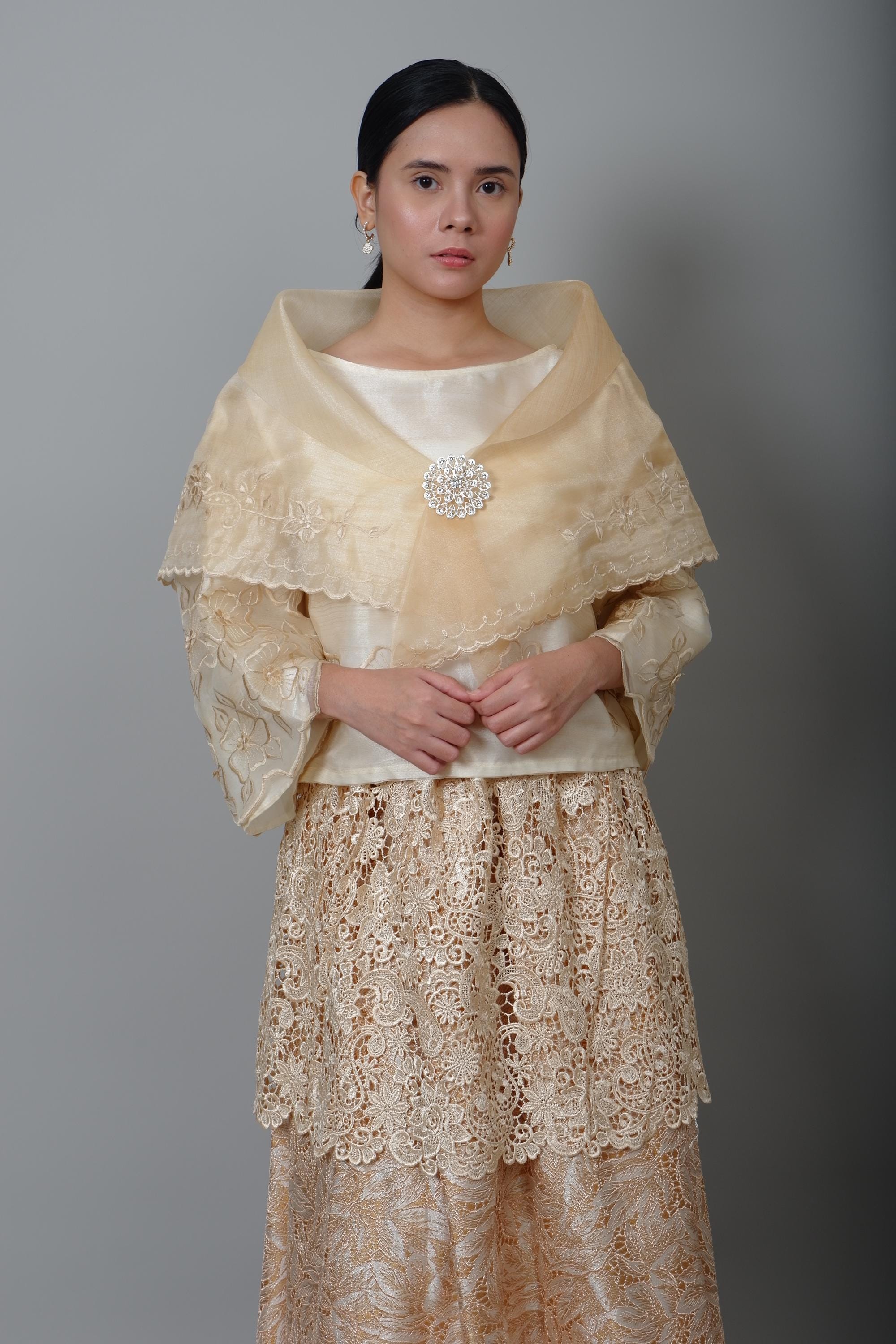 Maria Clara Filipiniana Maria Clara Terno FILIPINIANA Dress Hand