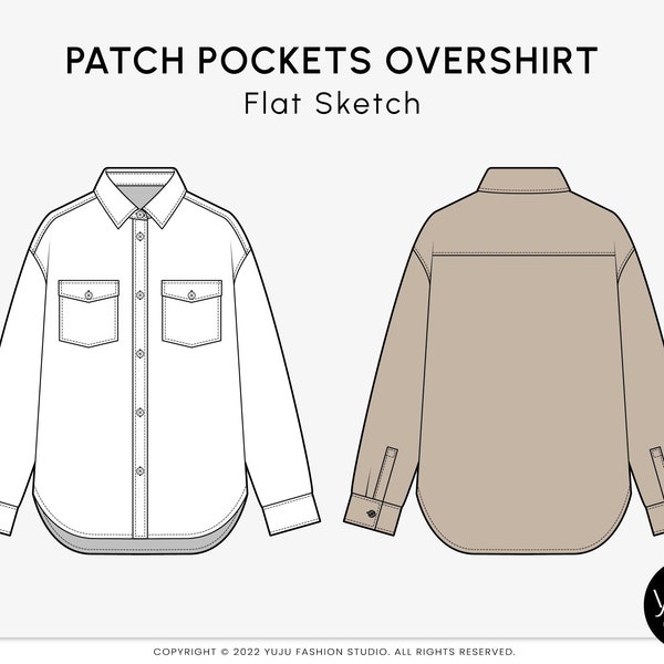 Flat Sketch Pockets - Etsy