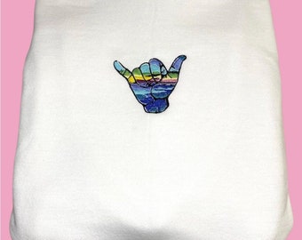 Shaka Beach Embroidered Sweatshirt