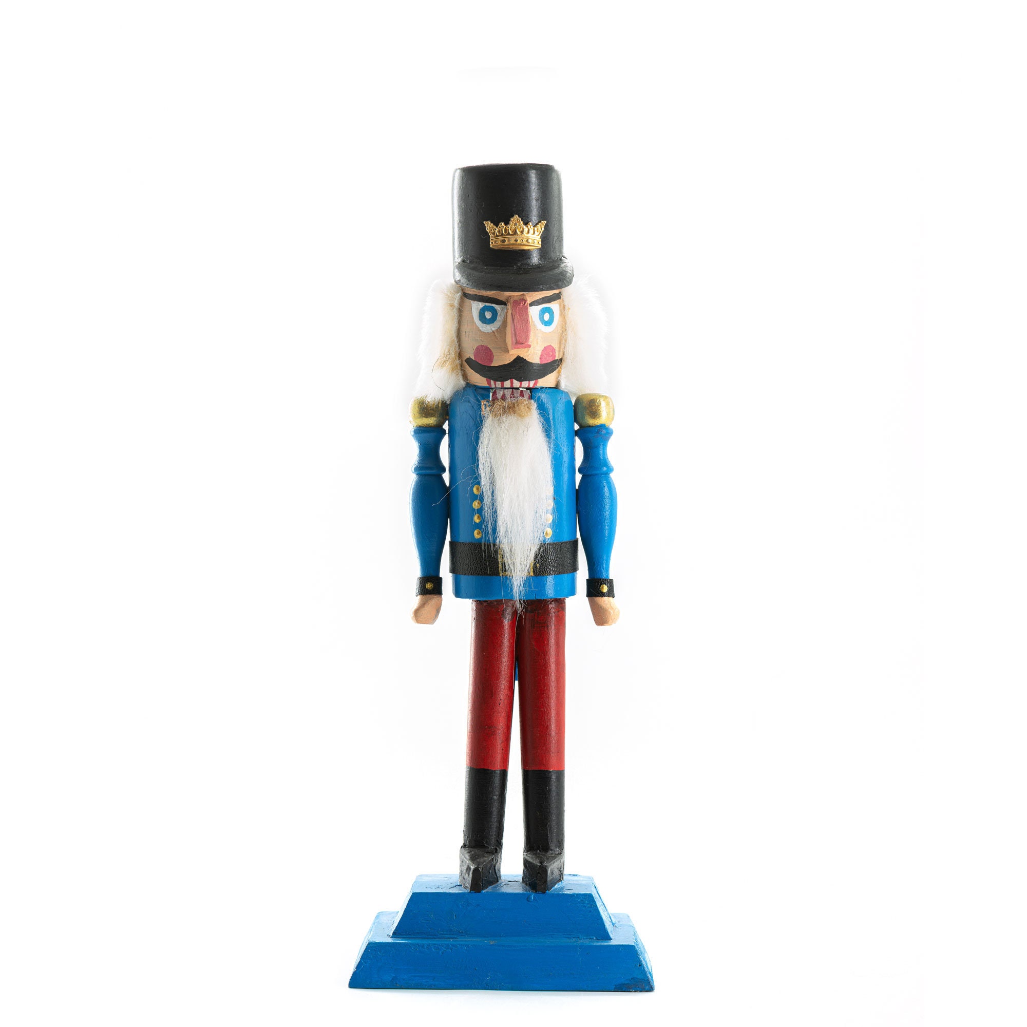 Vintage German Nutcracker Doll large size royal servant Etsy