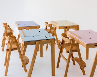 Adjustable Kids Desk - Schreibtisch für Kinder - Toddler Desk - Ergonomic Table - School Desk - Kids Table - Kinderschreibtisch - Schulbank