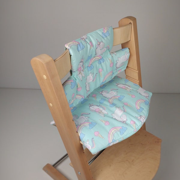 Coussin pour chaise haute, tissu velours, hydrofuge et sale, Housse de chaise haute, Oreiller doux pour chaise haute, Meubles pour chaise haute pour enfant