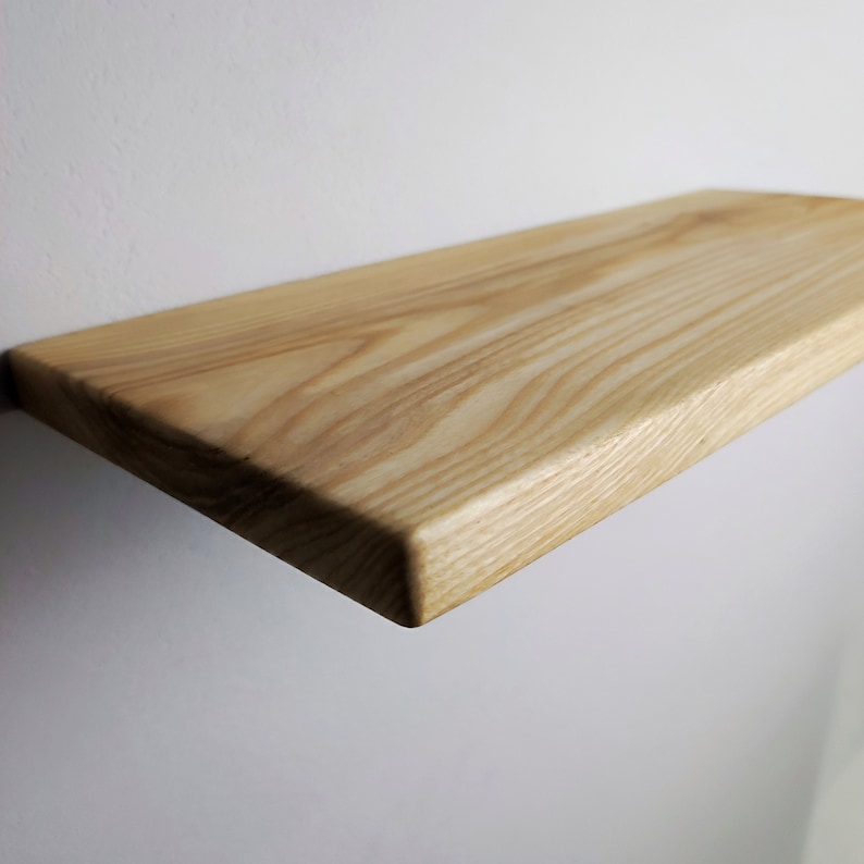 Floating Shelves With Hidden Brackets Modern Wood Floating Shelves Wall