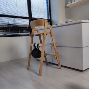 Growing Wooden Chair for Kids Smart XL (for a Kitchen Island or Counter Height Table) - Kids ...