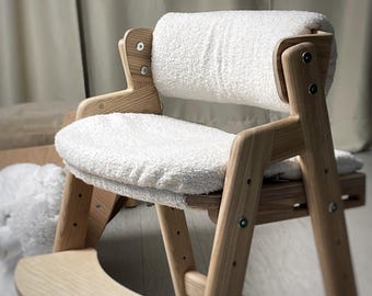 High Chair Soft Cushions Set Fabric Dirt and Water Reppelent, High Chair Cover, Soft Baby Pillow High Chair, Kids Furniture for High Chair