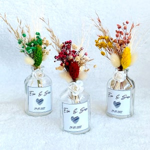 Buquê de flores secas, decoração de flores naturais, lembrancinhas de casamento para convidados, decorações de flores para mesa de casamento, arranjo de flores