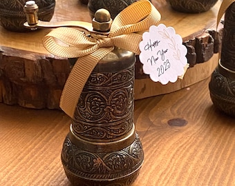 10pc Mini Spice Grinder, Copper Wedding Favors, Party Guest Gifts