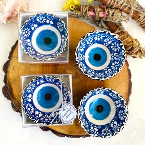 Wedding favors evil eye, unique wedding favors for guests, wedding candy ceramic boxes, bohemian wedding decor, wedding favor ideas