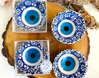 Wedding favors evil eye, unique wedding favors for guests, wedding candy ceramic boxes, bohemian wedding decor, wedding favor ideas
