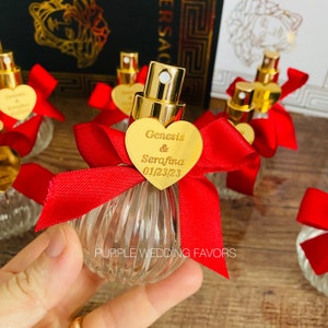 Wedding Gifts for Guests, Baby Shower Favors, Gifts for Guests Spray Fragrance Bottle, Empty Diffuser Spray Glass Cologne, Baptism Favors
