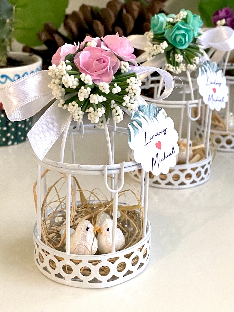 Wedding Favor Birdcage for Guest White Birdcage Baby Shower Etsy