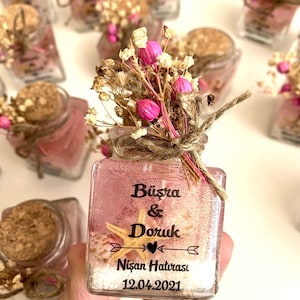 Wedding Favor Pink Gel Candles Guest Gifts, Natural Floral Bulk Wedding Gift, Bridal Shower Candle, Bridal Shower Party, Thank You Gift