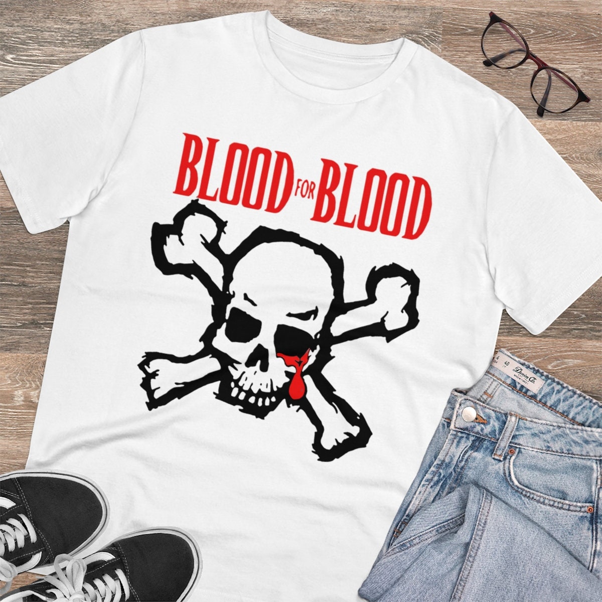 Discover Blood For Blood Hardcore Punk Men's White Tee Clothing Tshirt