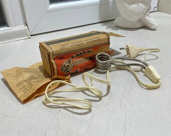 Camping Water Heater NEW Soviet vintage Electric Immersion Water Heater Camping Travel Accessory Original Case Water Heater