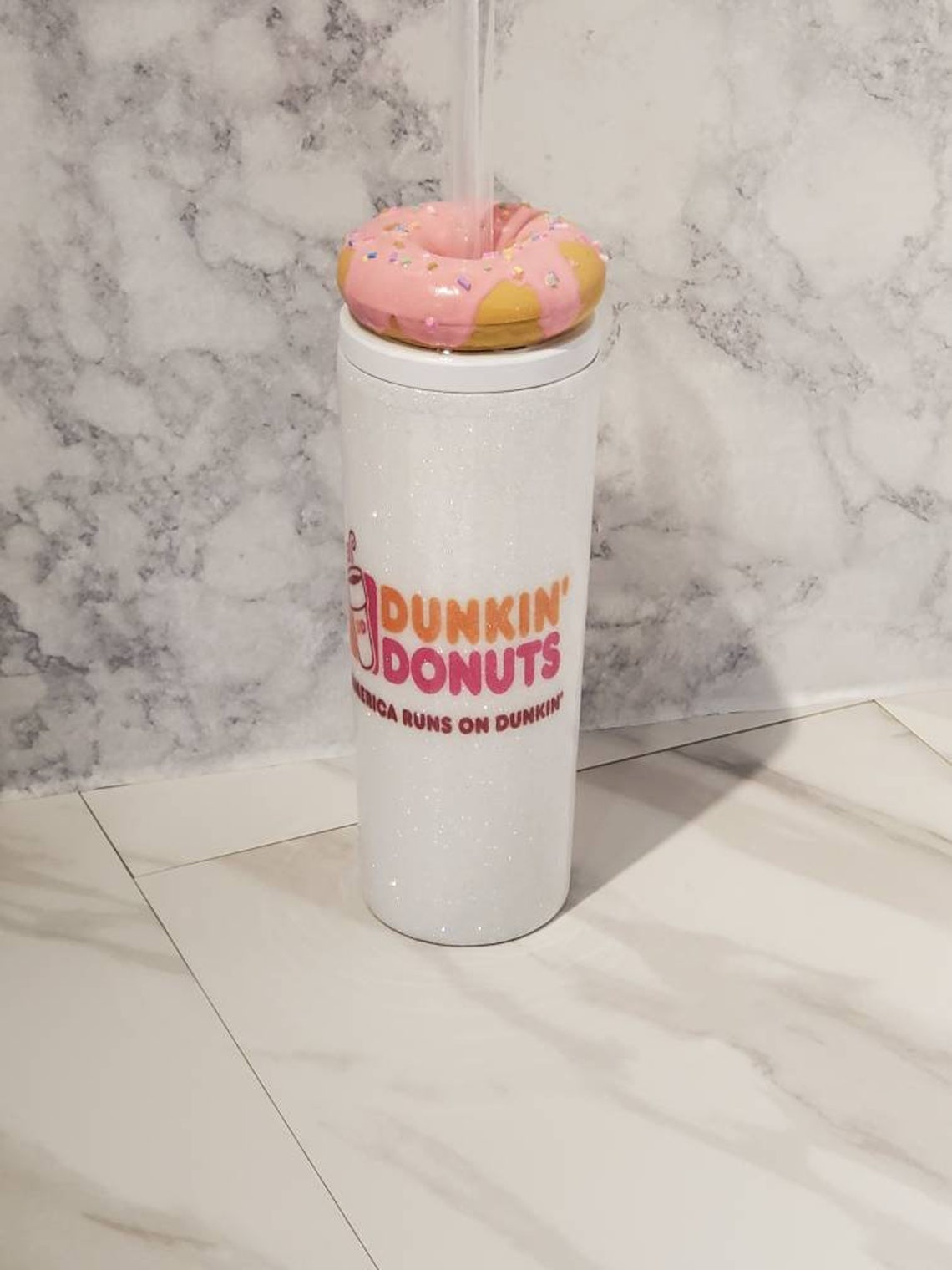 Dunkin Donuts tumbler Etsy