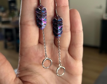 Festival loop earplug earrings limited edition titanium