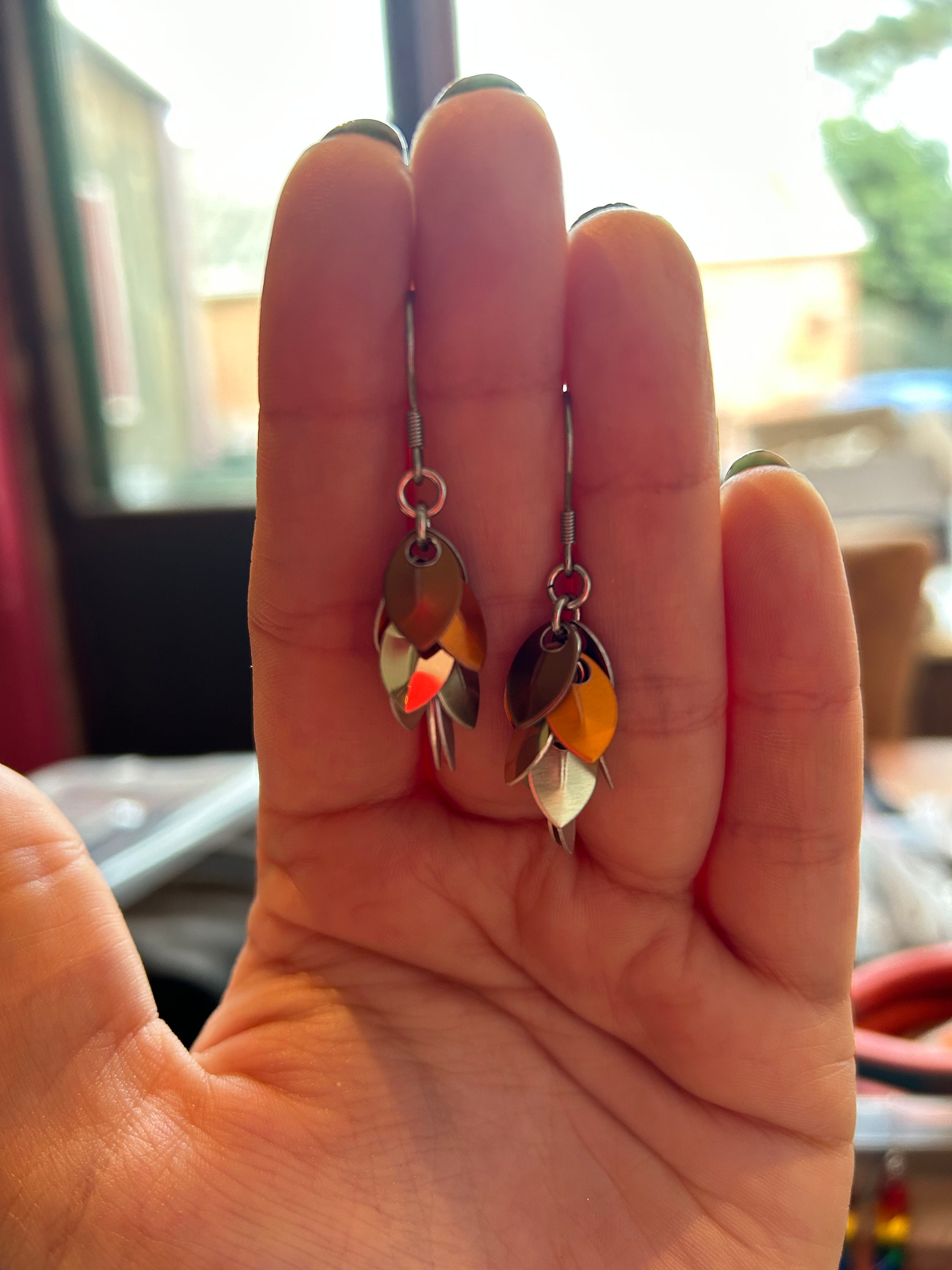 Midwest amber deals earrings