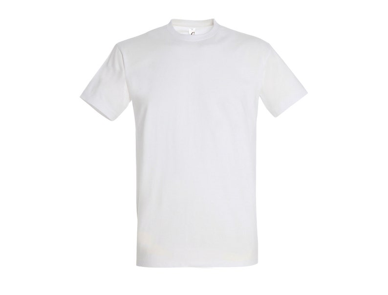 T-shirt Blanc uni coton image 1
