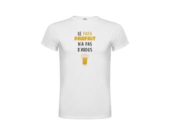 T-shirt ‘’Papa parfait n’a pas d’abdos’’