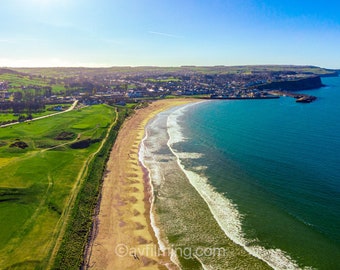 Ballycastle Beach Pano Sunshine