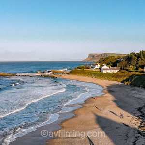 Ballycastle Beach Sonnenuntergang
