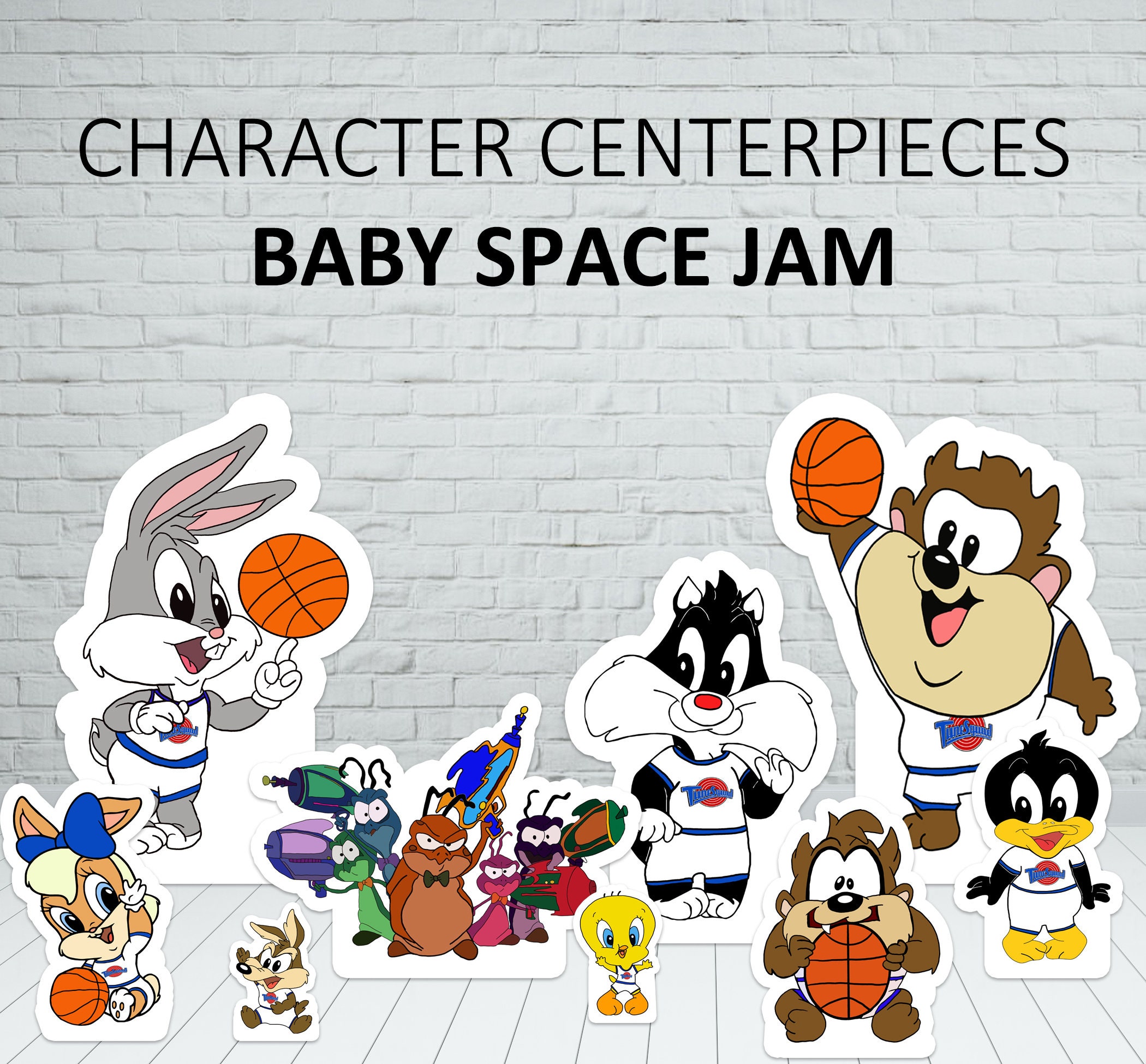 Baby Space Jam Birthday Centerpiece Baby Space Jam Etsy