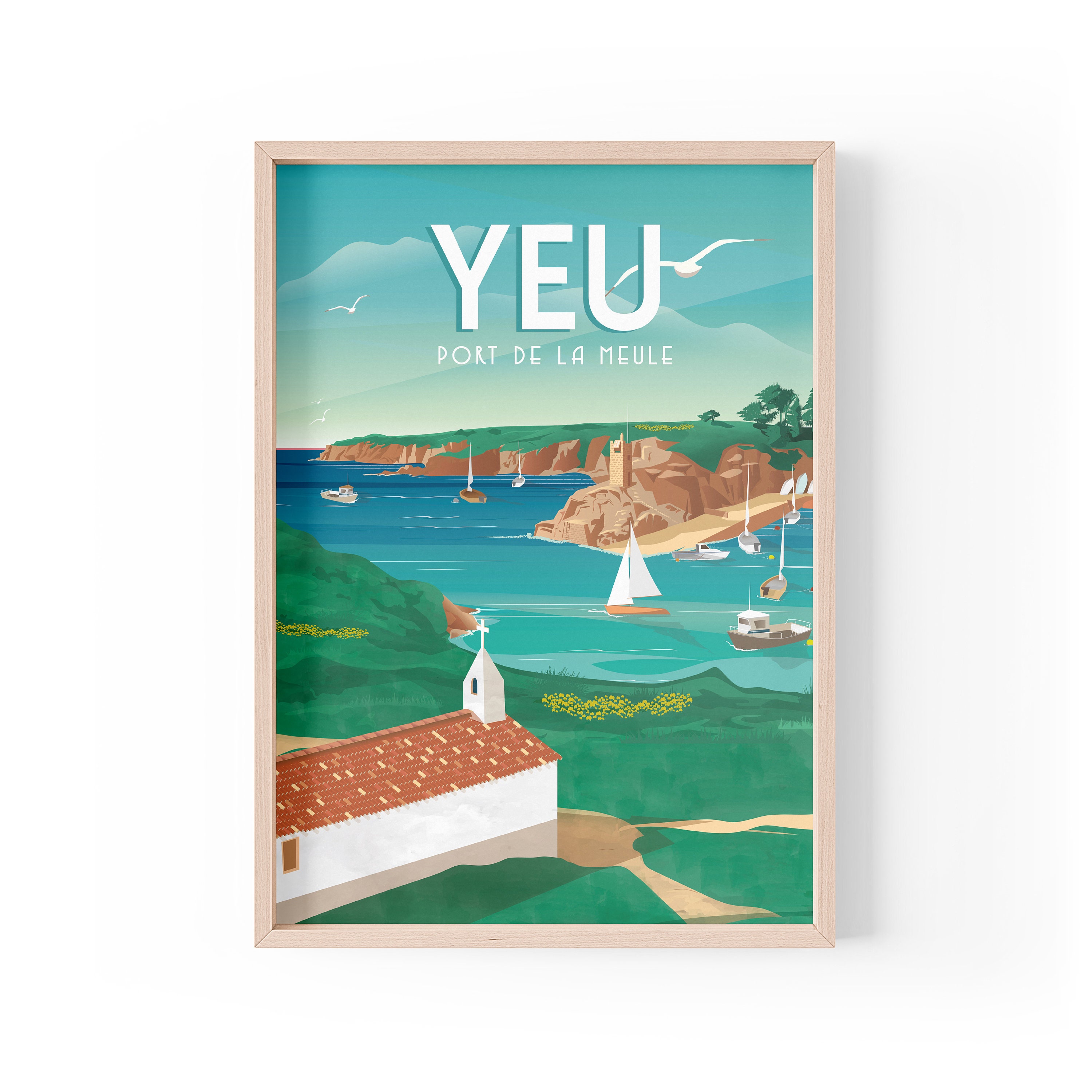 Ile d'yeu - Port de La Meule Vendée