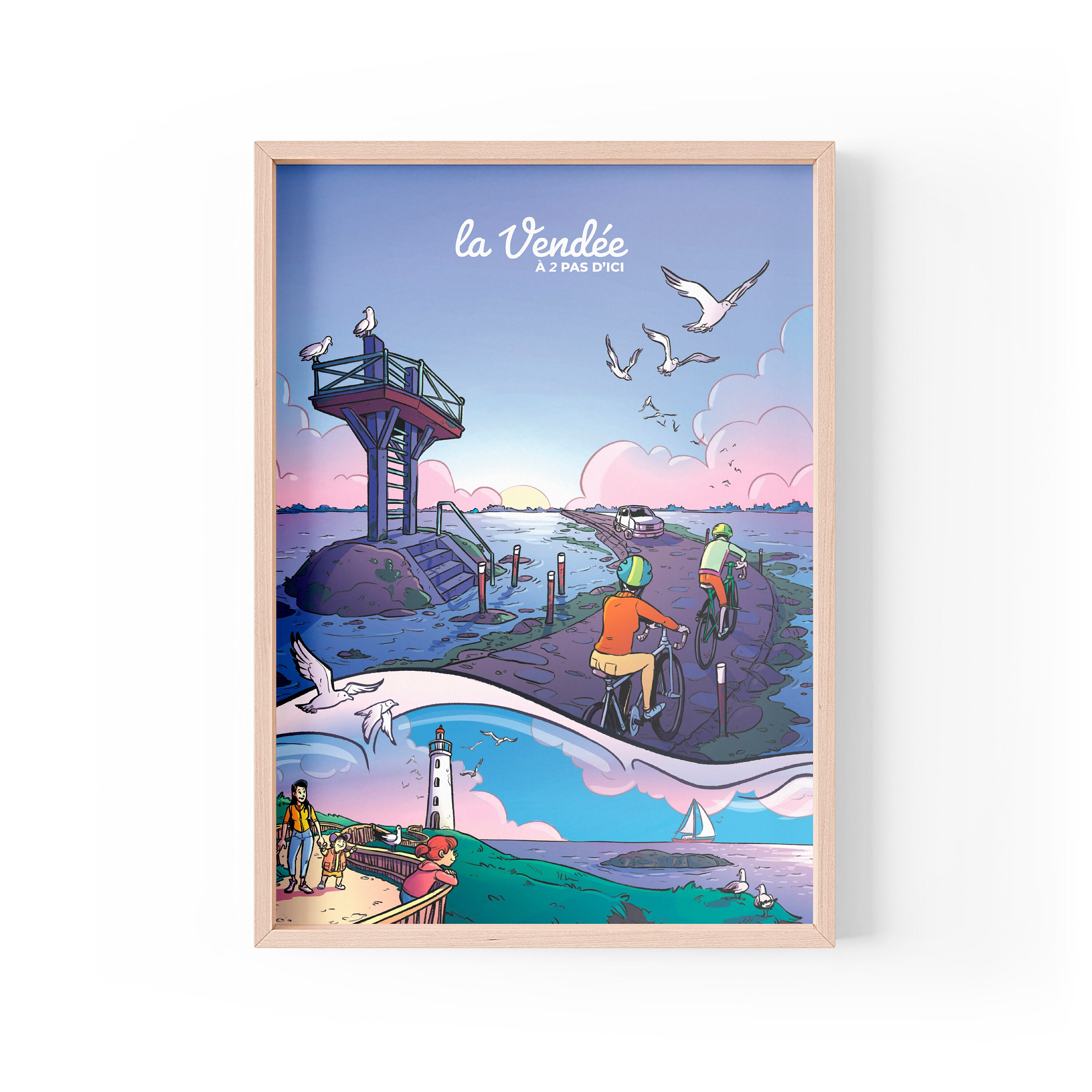 Vendée - Le Gois Noirmoutier Saint Hilaire de Riez