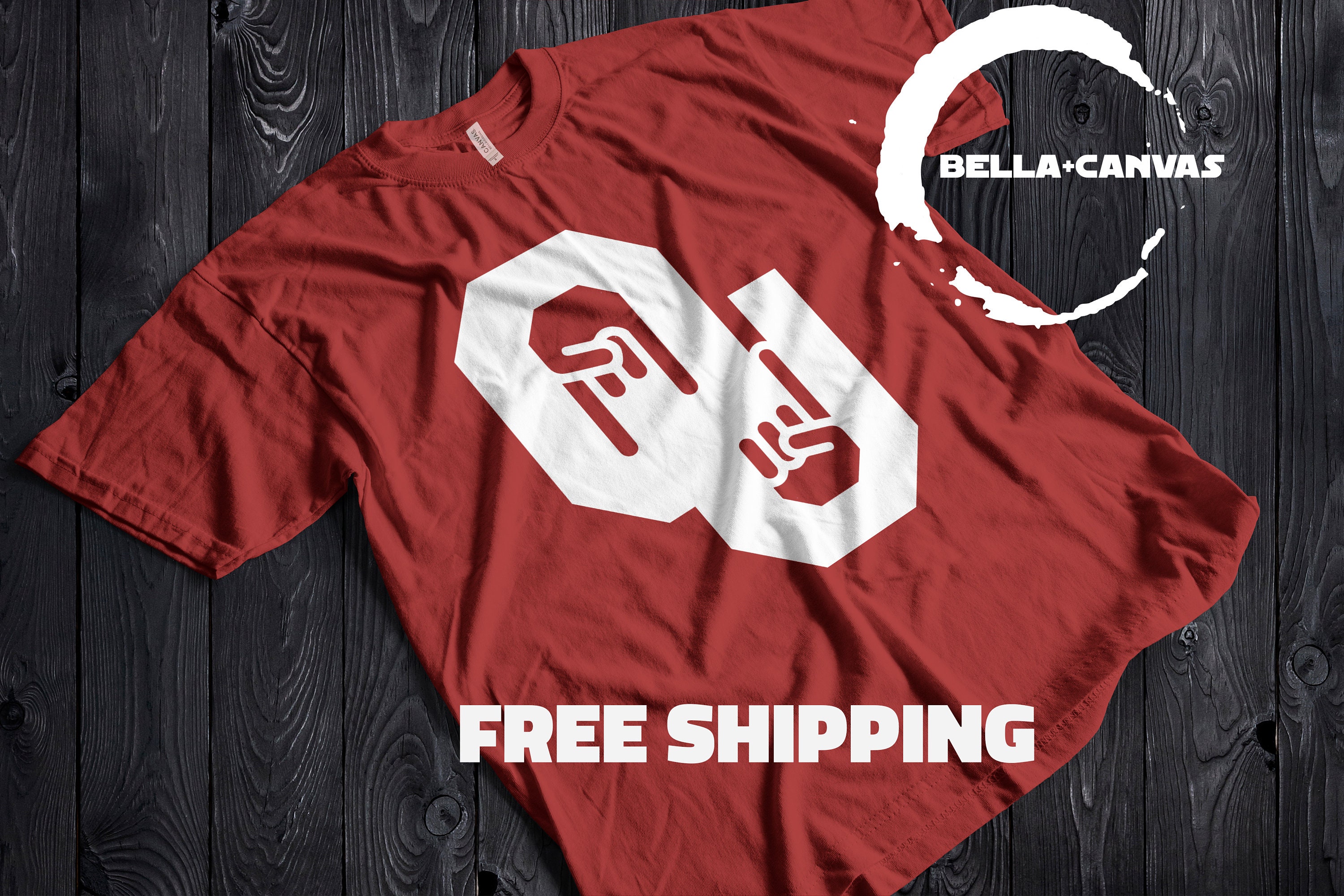 OU horns down only one Super Soft Bella+Canvas T-shirt | OU T-shirt |…