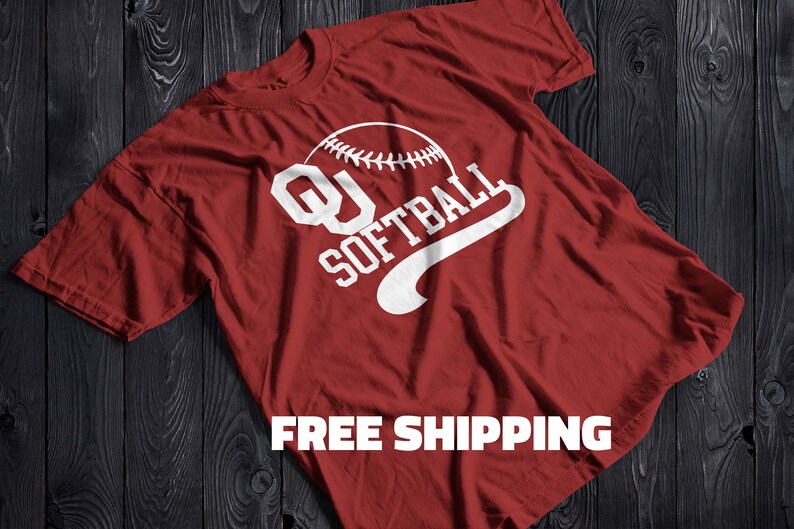OU Softball Shirt Oklahoma Softball Tshirt Softball Etsy