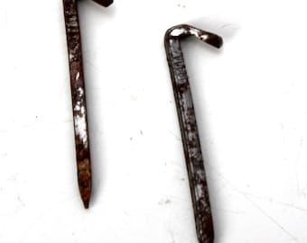 Two antique 1960's hinged nails for amulets, suspension, unblocking or protection rituals - witch - altar - wicca