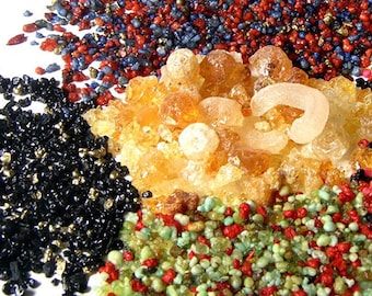 A small bag of intuitively chosen grain incense - Wiccan or liturgical incense - traditional - wicca witch pagan